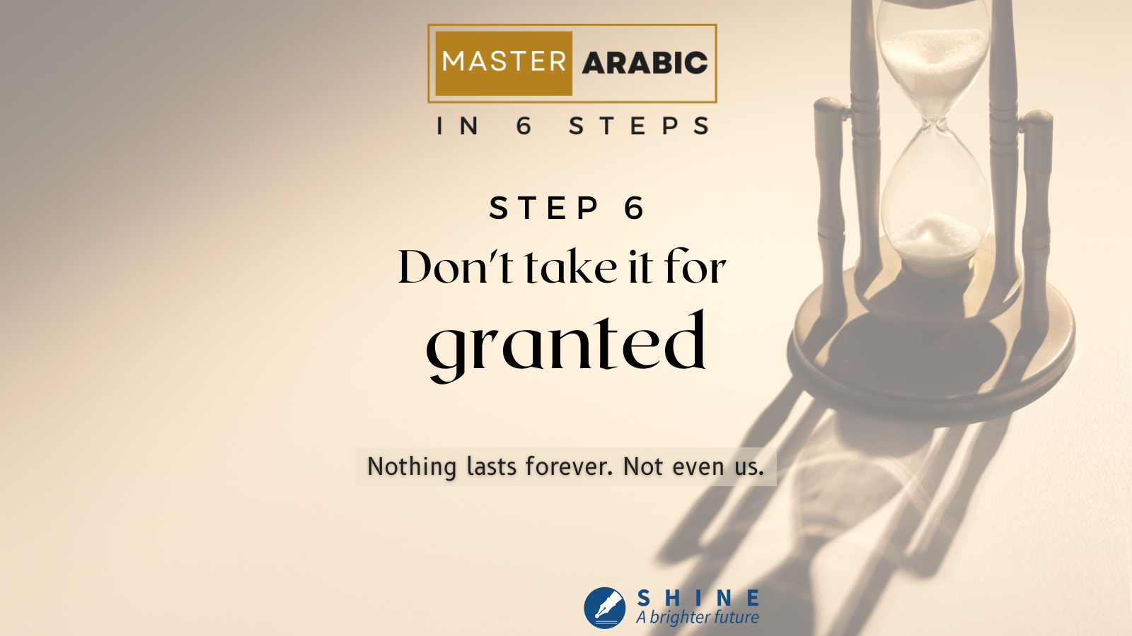 Master Arabic – Step 6